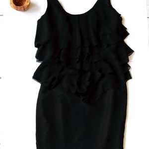 ZARA BASIC BLACK DRESS SIZE SMALL